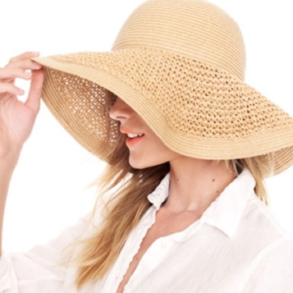 J. Crew textured summer hat